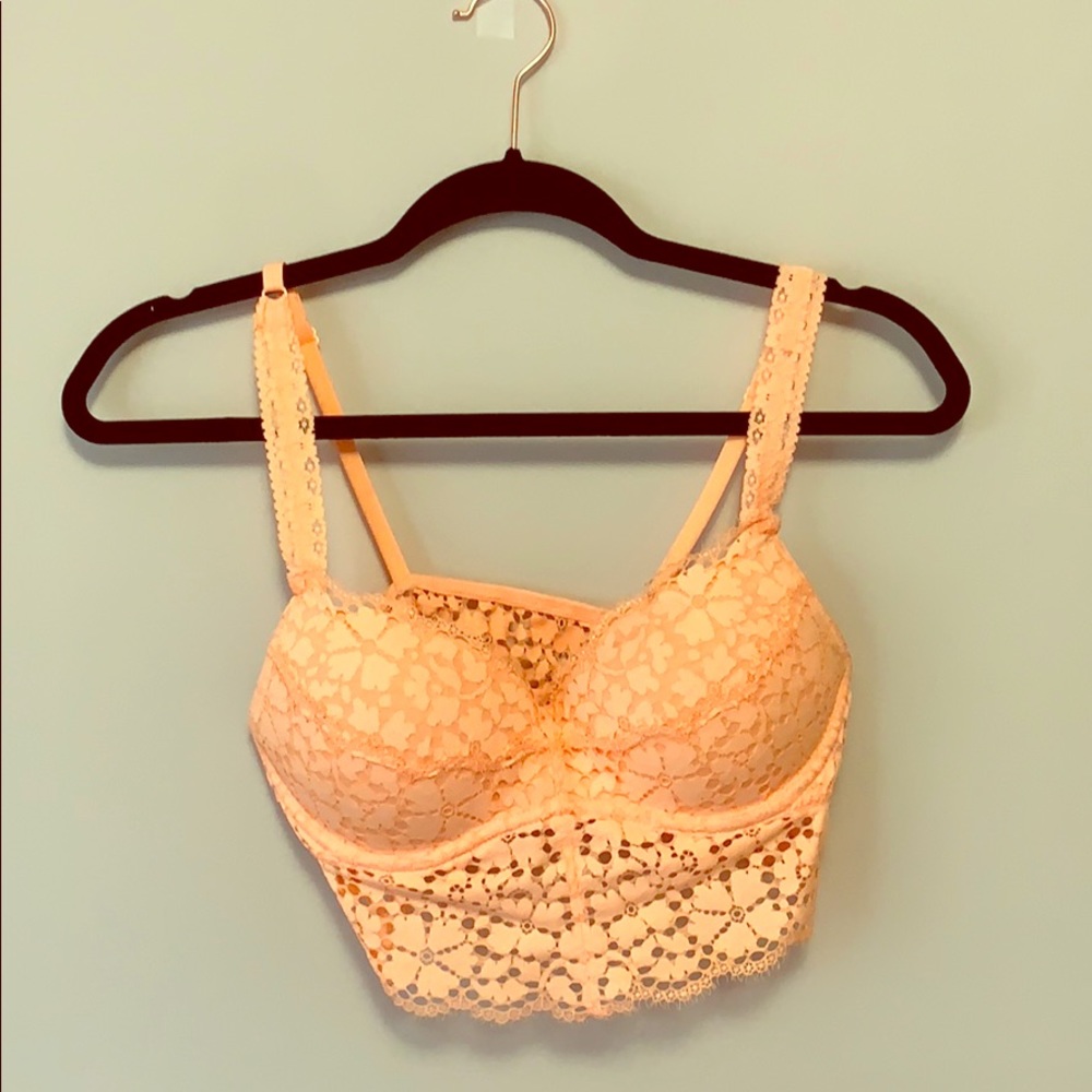 Victoria’s Secret PINK lace crop top